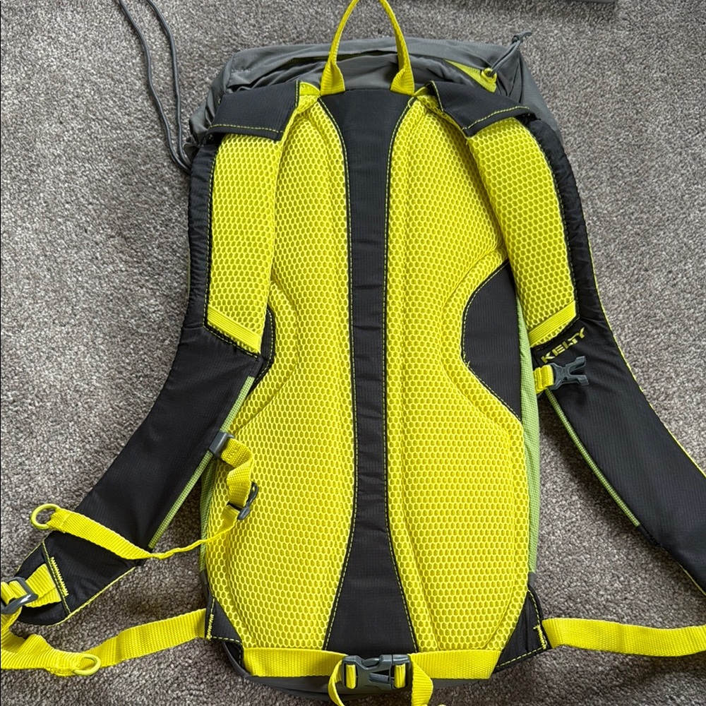 Gray And Yellow Technical Backpack For Outdoor Ad… - image 3